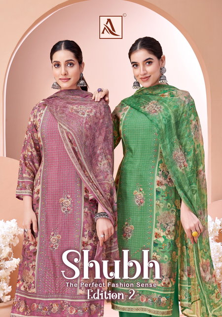 Shubh Edition 2 By Alok Suit Viscose Rayon Dress Material Wholesale Online
